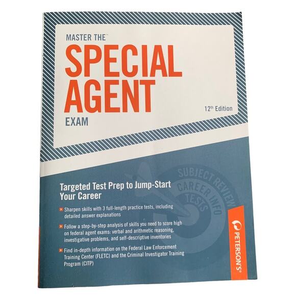 Peterson's Master The Special Agent Exam 12th Edition Paperback Book - Picture 1 of 4